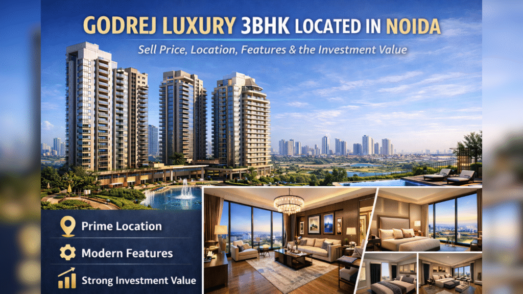 Godrej luxury 3 BHK in Noida for sale price